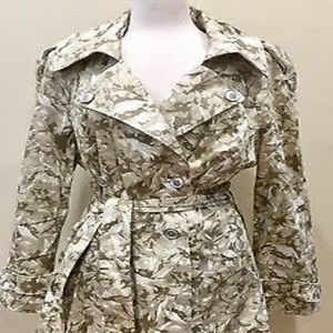 New York & Company Trench Coat Belted Jacket 2